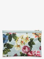 Thumbnail for your product : Dolce & Gabbana Blue Floral Clutch Bag