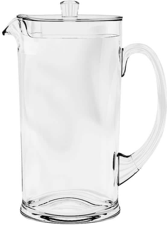 TarHong 78 oz. Cordoba Clear Acrylic Pitcher with Lid (Set of 1)