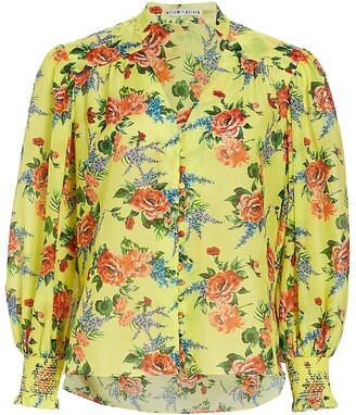 Alice + Olivia Yellow Women's Tops | Shop the world's largest 