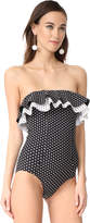 Thumbnail for your product : Lisa Marie Fernandez Sabine Double Ruffle Maillot