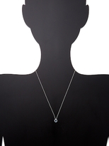 Thumbnail for your product : Meira T 14K White Gold, Blue Topaz & 0.09 Total Ct. Diamond Teardrop Pendant Necklace