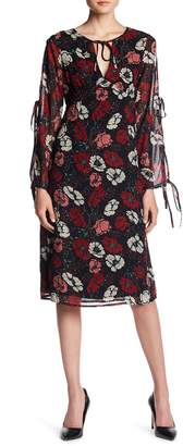 Lucca Couture Madelyn Printed Cutout Sleeve Dress