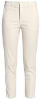 Thumbnail for your product : Vince Cropped Cotton-Blend Twill Slim-Leg Pants