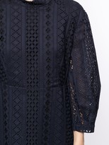 Thumbnail for your product : Baum und Pferdgarten Stand-Collar Lace Mini Dress