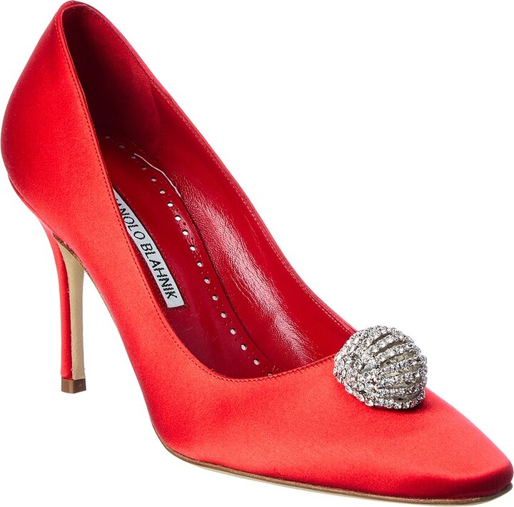 Manolo Blahnik Elbolita 90 Satin Pump