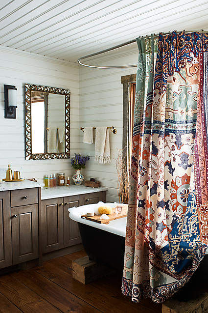 Featuring Anthropologie Shower Curtains, Anthropologie Style Shower Curtain