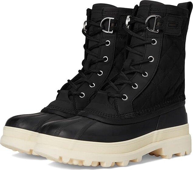 Sorel Cariboutm Royal WP Women's Boots Black/Chalk : 10 B - Medium