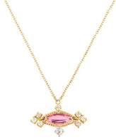 Thumbnail for your product : Anthony Nak 18K Diamond & Pink Tourmaline Marquis Necklace