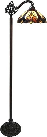 Chloe Lighting ChloeLightingLiaisonTiffany-Style1LightVictorianReadingFloorLamp13\