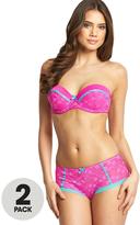 Thumbnail for your product : Sorbet Flirty Lace Multiway Bras (2 Pack)