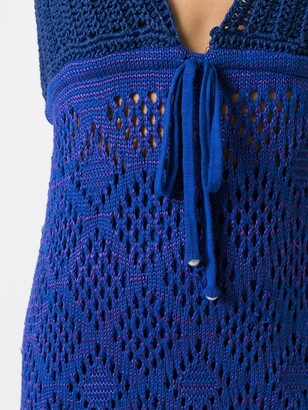 Nk Krari v-neck knitted dress