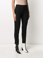 Thumbnail for your product : Emporio Armani Pintuck Slim-Fit Trousers