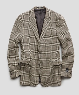 Todd Snyder Italian Wool/Silk Glen Plaid Suit Jacket