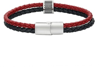 Red Leather Bracelet | Shop the world's largest collection of fashion |  ShopStyle