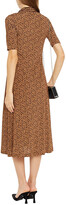 Thumbnail for your product : Rosetta Getty Cowl leopard-print jersey midi dress