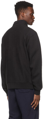Stussy Black Overdyed Mock Sweatshirt