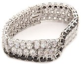Thumbnail for your product : Kenneth Jay Lane Crystal Crossover Bracelet
