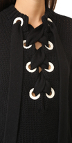 Thumbnail for your product : Joseph Lace Up Cashmere Sweater