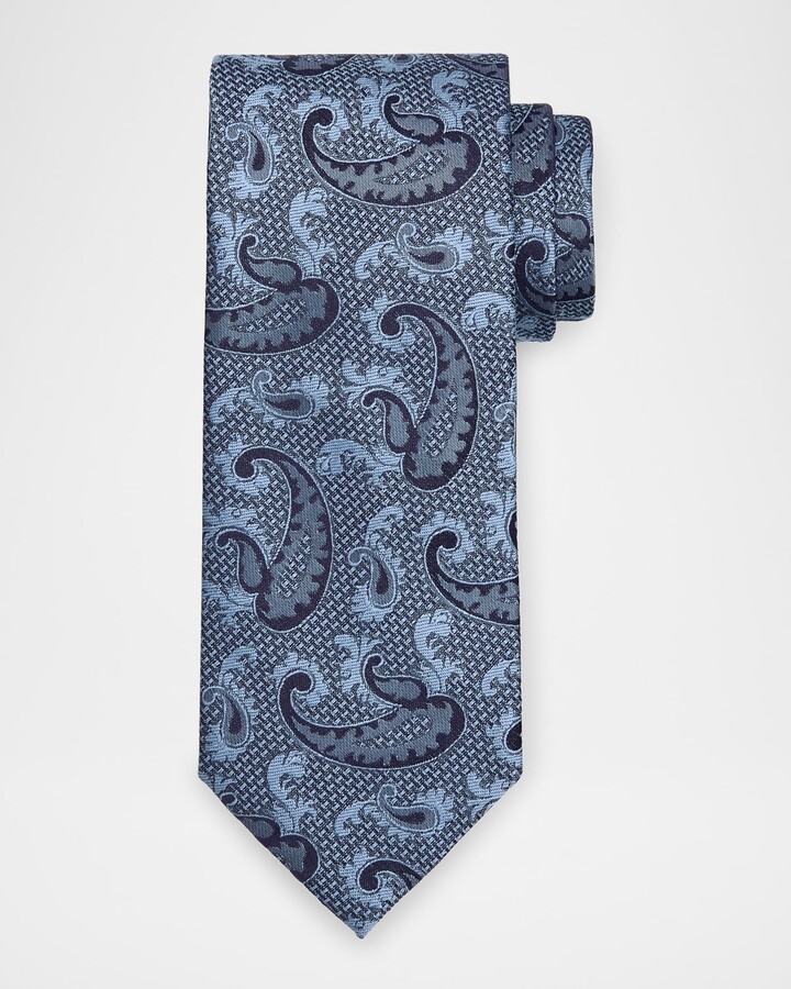 brioni silk tie