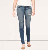 Thumbnail for your product : LOFT Tall Modern Skinny Jeans in Destructed Degree Wash