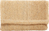 Thumbnail for your product : Hat Attack Raffia Flap Front Clutch