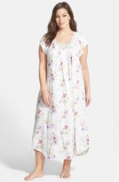 Thumbnail for your product : Carole Hochman Designs 'Botanical Garden' Long Nightgown (Plus Size)