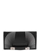 Thumbnail for your product : Emporio Armani Two Tone Leather Fold Over Clutch