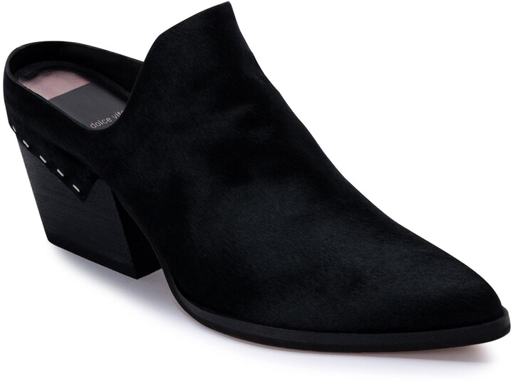 dolce vita black mules