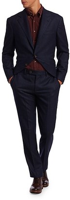 Brunello Cucinelli Wool & Cashmere Bold Stripe Suit