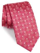 Thumbnail for your product : David Donahue Geometric Silk Tie