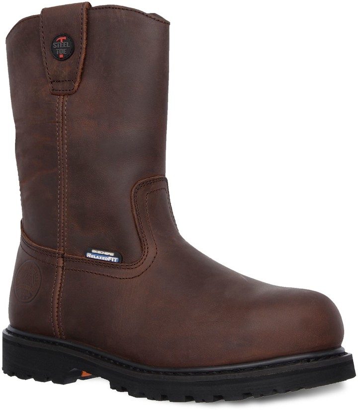 skechers work boots relaxed fit