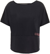 Thumbnail for your product : Calvin Klein Performance Performance Cutout Paneled Printed Stretch-jersey T-shirt