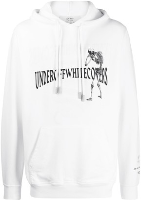 Off-White Skeleton print hoodie