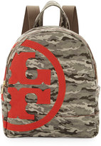 Thumbnail for your product : Tory Burch Camouflage Canvas Logo Backpack