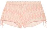 Thumbnail for your product : Eberjey Morgan Printed Voile Shorts