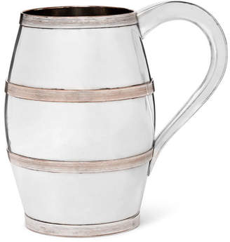 Foundwell - Crest-detailed Sterling Silver Mug - Silver