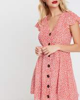 Thumbnail for your product : MinkPink Sunset Button-Front Dress