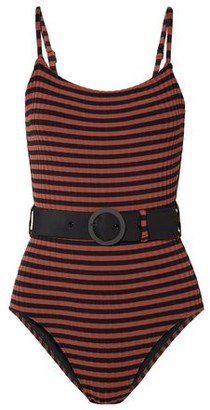 Solid & Striped One-piece swimsuit