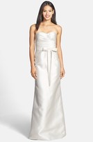 Thumbnail for your product : Adrianna Papell Bow Detail Strapless Mikado Gown with Bolero