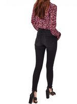 Thumbnail for your product : Miss Selfridge Lizzie Washed Black Busted Knee