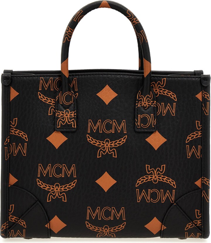 MCM Aren Monogram Print Medium Tote Bag - ShopStyle