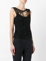 Thumbnail for your product : Isabel Benenato spiderweb top