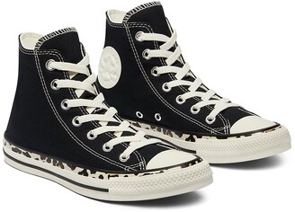 leopard edged converse