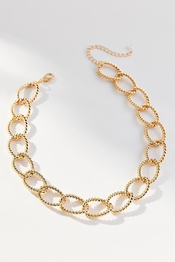 By Anthropologie Chunky Link Necklace