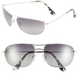 Thumbnail for your product : Maui Jim 'Hideaways - Maui Evolution®' 64mm Polarized Metal Sunglasses