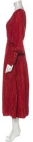 Thumbnail for your product : Ulla Johnson Striped Long Dress Red