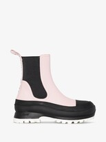 Thumbnail for your product : Stella McCartney Pink Trace Faux Leather Chelsea Boots