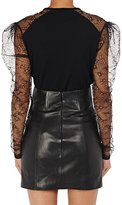 Thumbnail for your product : Saint Laurent Women's Lace-Embellished Cashmere Sweater