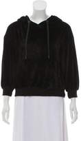 Thumbnail for your product : Alice + Olivia Hooded Three-Quarter Sleeve Sweatshirt