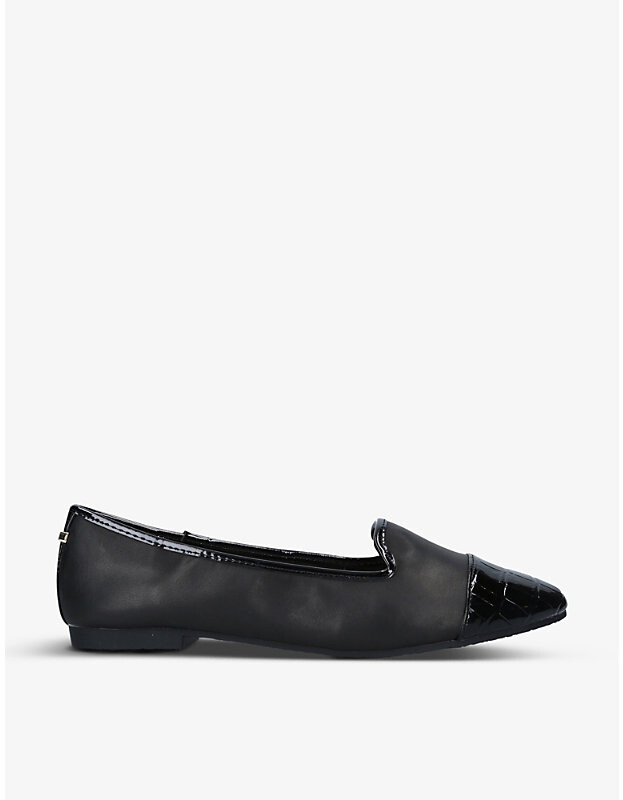 carvela black flats